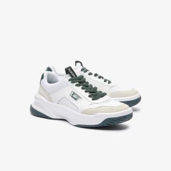 Lacoste Ace Lift Colourblock Leather Reflective Sneakers Pánské - Tenisky Bílé / Tmavě Zelene | CZ-f